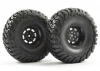 Fastrax Granite Scale 2.2 Wheels with Tyres - 140mm OD - Black (2)