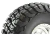 Fastrax Granite Scale 2.2 Wheels with Tyres - 140mm OD - Chrome (2)