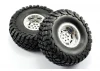 Fastrax Granite Scale 2.2 Wheels with Tyres - 140mm OD - Chrome (2)