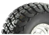 Fastrax Granite Scale 2.2 Wheels with Tyres - 140mm OD - Chrome (2)