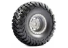 Fastrax Granite Scale 2.2 Wheels with Tyres - 140mm OD - Grey (2)