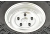 Fastrax 118mm OD Crawler Swamper Tyres on 1.9 Scale Silver Wheels (2)