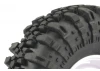 Fastrax 118mm OD Crawler Swamper Tyres on 1.9 Scale White Wheels (2)