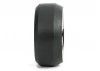 Fastrax 1:10 (4) Drift D3 Tyre With 9mm 6-Spoke Wheel - Black Chrome