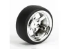 Fastrax Drift D1 Tyres Mounted on 9mm Offset 5 Spoke Chrome Wheels (4) ** CLEARANCE **