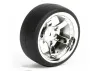 Fastrax Drift D1 Tyres Mounted on 9mm Offset 5 Spoke Chrome Wheels (4)