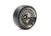 Fastrax Drift D1 Tyres Mounted on 9mm Offset Classic Black Chrome Wheels (4)