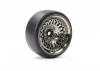 Fastrax Drift D1 Tyres Mounted on 9mm Offset Classic Black Chrome Wheels (4)