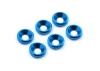 Fastrax M3 Countersunk Washer Blue (6)