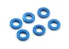 Fastrax M3 Tapered Washer Blue (6)