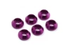 Fastrax M3 Cap Washer Purple (6)