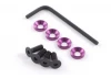 Fastrax M4 Engine Mounts W/F.H.Screws Blue