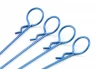 Fastrax Small Metallic Blue Long Body Pin