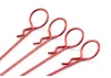 Fastrax Small Metallic Red Long Body Pin