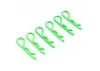 Fastrax 1:8 / 1:5 Transponder Body Clips - Fluorescent Green (6)