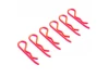 Fastrax 1:8 / 1:5 Transponder Body Clips - Fluorescent Pink (6)