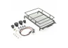 Fastrax Aluminium Luggage Rack W/LED Lamps L130mm X W110mm
