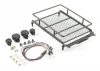 Fastrax Aluminium Luggage Rack W/LED Lamps L130mm X W110mm