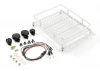 Fastrax Aluminium Luggage Rack W/LED Lamps L130mm X W110mm
