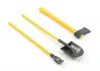 Fastrax 3 Piece Painted Hand Tools Shovel/Axe/Pry Bar
