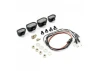 Fastrax Light Set W/LED - Lenses Wire Connector 4Pc - Rectangle