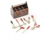 Fastrax Scale Wood Tool Box W/Cast Metal Tools