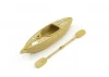 Fastrax 1:18 Scale Moulded Kayak + Oars 15Cm X 4.2Cm