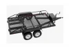 Fastrax Scale Dual Axle Truck Car Trailer With Ramps + LED Lights