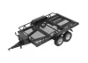 Fastrax Scale Dual Axle Truck Car Trailer With Ramps + LED Lights