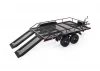 Fastrax Scale Dual Axle Truck Car Trailer With Ramps + LED Lights