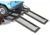 Fastrax Scale Dual Axle Truck Car Trailer With Ramps + LED Lights