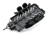 Fastrax Dual Axle Trailer With Ramps + LEDs - Medium 1:12 - 1:18 Scale