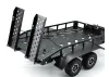 Fastrax Dual Axle Trailer With Ramps + LEDs - Medium 1:12 - 1:18 Scale