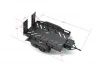 Fastrax Dual Axle Trailer With Ramps + LEDs - Medium 1:12 - 1:18 Scale