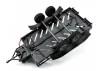 Fastrax Dual Axle Trailer With Ramps + LEDs - Medium 1:12 - 1:18 Scale