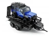 Fastrax Dual Axle Trailer With Ramps + LEDs - Medium 1:12 - 1:18 Scale