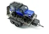 Fastrax Dual Axle Trailer With Ramps + LEDs - Medium 1:12 - 1:18 Scale