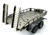 Fastrax Dual Axle Trailer With Ramps + LEDs - Medium 1:12 - 1:18 Scale