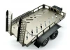 Fastrax Dual Axle Trailer With Ramps + LEDs - Medium 1:12 - 1:18 Scale