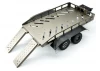 Fastrax Dual Axle Trailer With Ramps + LEDs - Medium 1:12 - 1:18 Scale