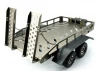 Fastrax Dual Axle Trailer With Ramps + LEDs - Medium 1:12 - 1:18 Scale