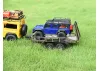 Fastrax Dual Axle Trailer With Ramps + LEDs - Medium 1:12 - 1:18 Scale