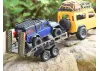 Fastrax Dual Axle Trailer With Ramps + LEDs - Medium 1:12 - 1:18 Scale