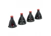 Fastrax Scale 6-Ton Alloy Adjustable Scale Height Jack Stand (4Pc) - Black