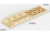 Fastrax Wood Board Climbing Prop Uneven Track 180 x 680 x 55mm