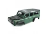 Fastrax 1:10 Ranger XL Land Rover Style Hard Body + Interior Set - 313mm WB - Green