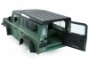 Fastrax 1:10 Ranger XL Land Rover Style Hard Body + Interior Set - 313mm WB - Green