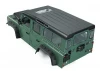 Fastrax 1:10 Ranger XL Land Rover Style Hard Body + Interior Set - 313mm WB - Green