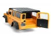Fastrax 1:10 Ranger XL Land Rover Style Hard Body + Interior Set - 313mm WB - Orange