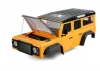 Fastrax 1:10 Ranger XL Land Rover Style Hard Body + Interior Set - 313mm WB - Orange